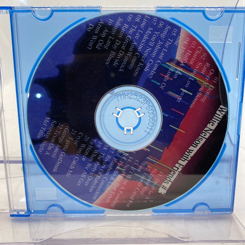 Willie Nelson with‎ Friends #3 CD Album Country Duets Johnny Cash Bonnie Raitt